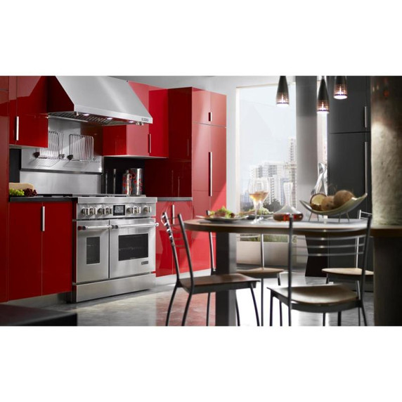 Trousse de dosseret pour hotte de cuisinière avec tablette en acier inoxydable - 48 po (121,9 cm) W10285449