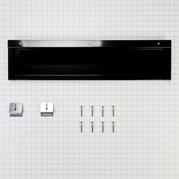 Dosseret de cuisinière coulissante de 6 po (15,2 cm) - noir W10655449