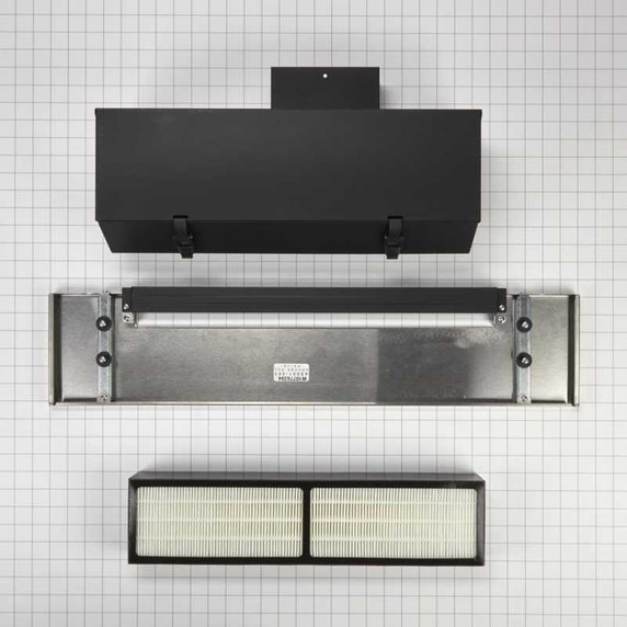 Trousse d’évent sans conduit pour cuisinière à évacuation descendante, acier inoxydable W10748976
