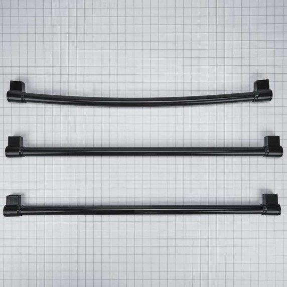 Trousse de poignées pour réfrigérateur à portes françaises - Noir W10716730