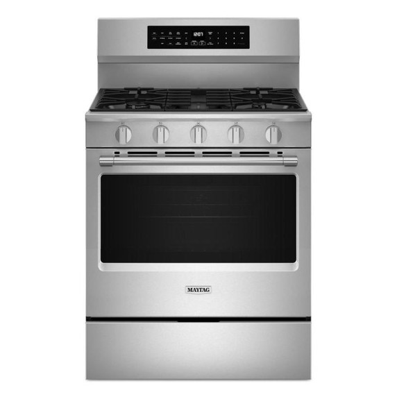 Maytag® Cuisinière au gaz à convection véritable avec mode gril - 30 po - 5 pi cu MFGS8030RZ
