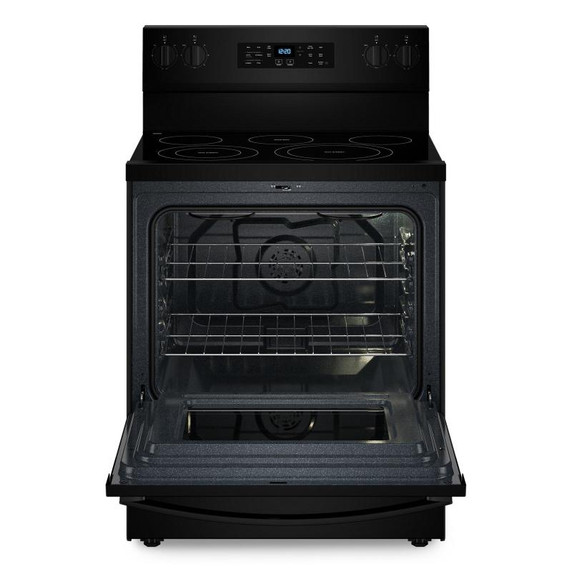 Whirlpool® Cuisinière électrique Energy Star avec cuisson à air, friture à air sans préchauffage et nettoyage automatique - 30 po YWFES5030RB