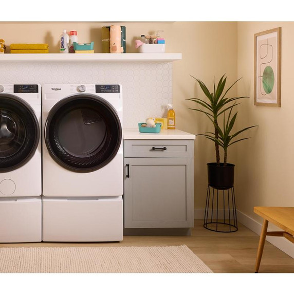 Whirlpool® Sécheuse intelligente au gaz certifiée ENERGY STAR® avec option Wrinkle Shield™ de 7,4 pi cu WGD5720RW