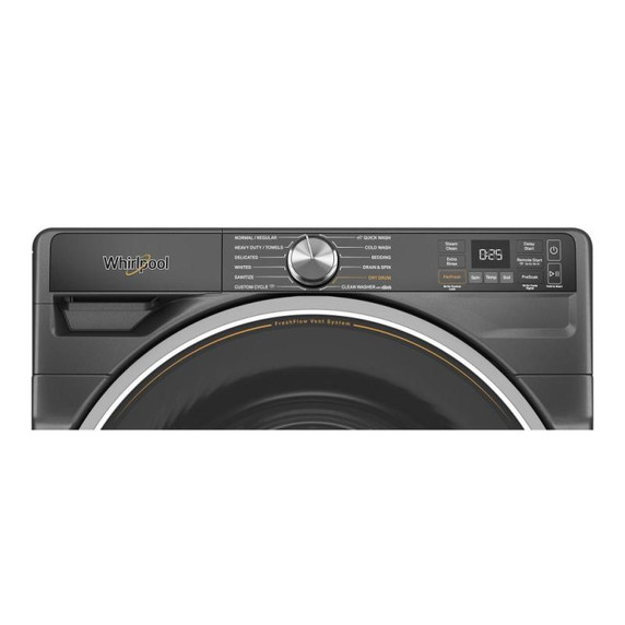 Whirlpool® Laveuse à chargement frontal intelligente certifiée ENERGY STAR® avec système de ventilation FreshFlow™ et technologie de lavage intelligent de 5.8 pi cu C.E.I. WFW6720RU