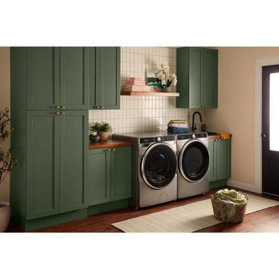 Whirlpool® Sécheuse intelligente au gaz certifiée ENERGY STAR® avec options à vapeur de 7,4 pi cu WGD6720RR