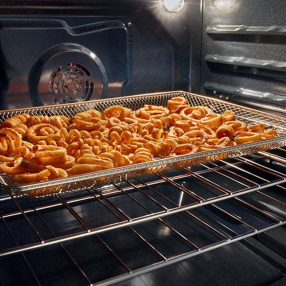Whirlpool® Cuisinière au gaz de 30 pouces avec friture et cuisson à air, autonettoyante avec préchauffage WFGS5030RW