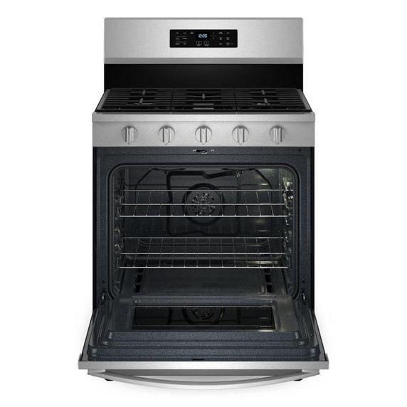 Whirlpool® Cuisinière au gaz de 30 pouces avec friture et cuisson à air, autonettoyante avec préchauffage WFGS5030RZ