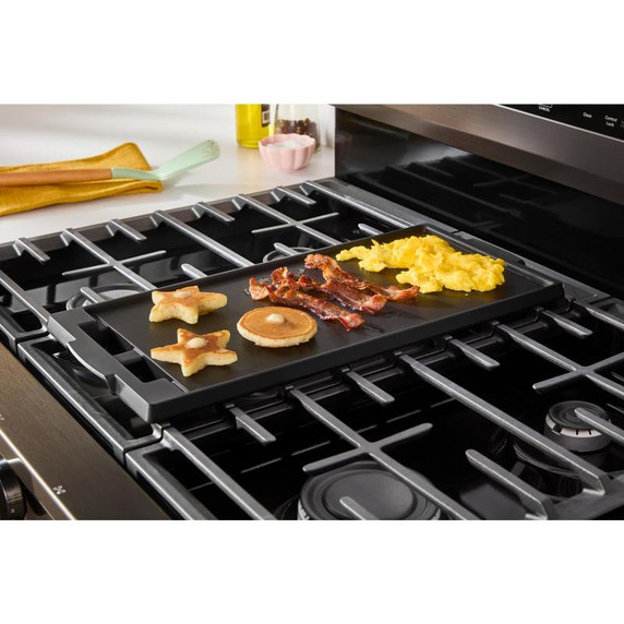 Whirlpool® Cuisinière au gaz de 30 pouces avec friture et cuisson à air, autonettoyante avec préchauffage WFGS5030RV