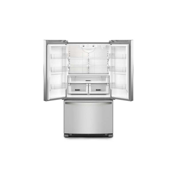 Whirlpool® Réfrigérateur à portes françaises, profondeur de comptoir et congélateur inférieur - 36po - 20picu WRFC2036RZ