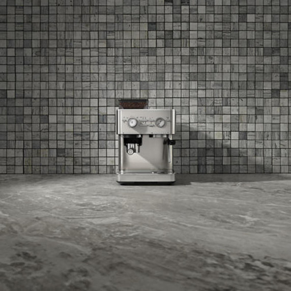 Kitchenaid® Machine à espresso semi-automatique avec moulin à meule KES6551SX