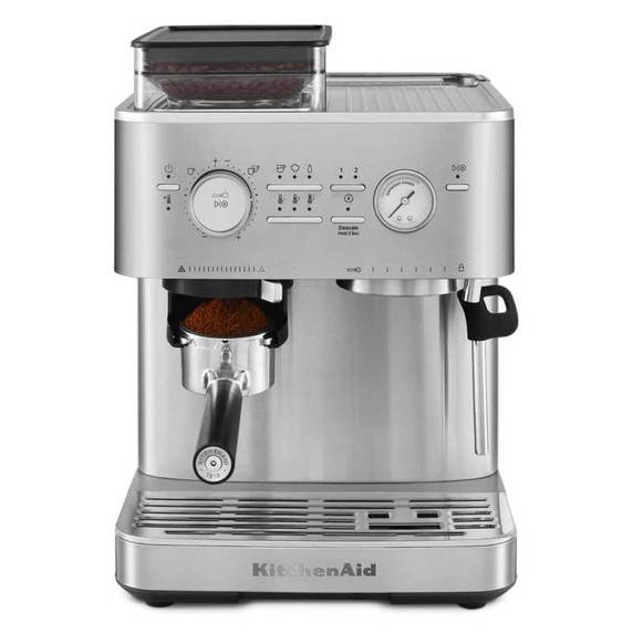 Kitchenaid® Machine à espresso semi-automatique avec moulin à meule KES6551SX
