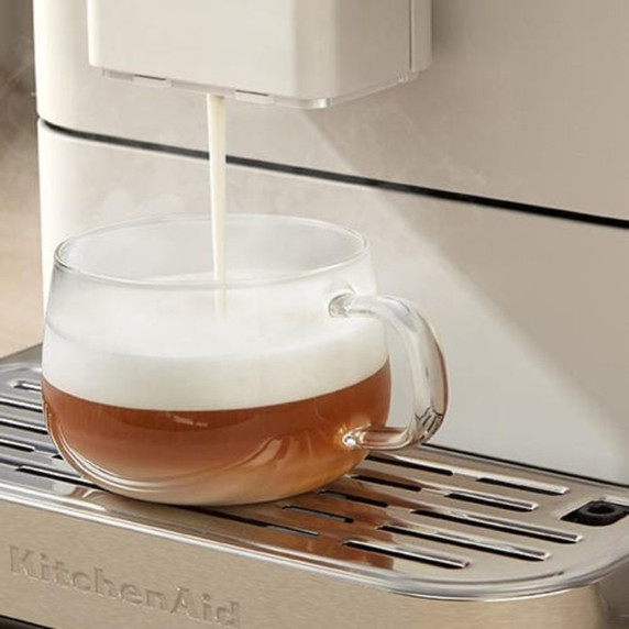 Kitchenaid® Machine à espresso semi-automatique avec moulin à meule KES6551PL