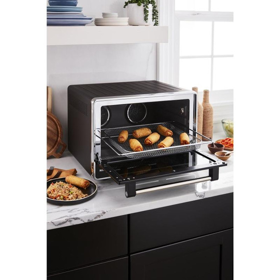 Four de comptoir KitchenAid® à convection double avec friture à air KCO224BM