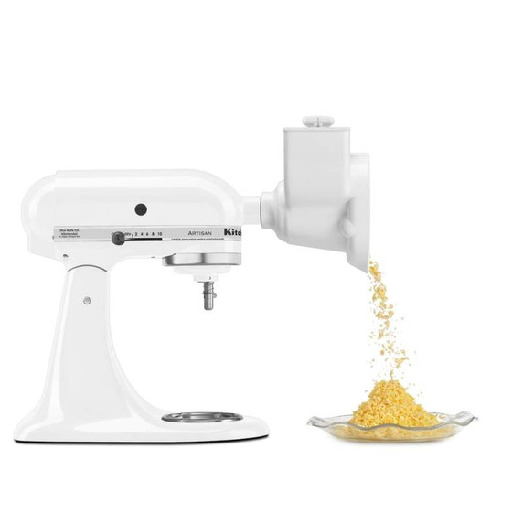 Batteur sur socle à tête inclinable KitchenAid de 4.7 L (5 pintes) de la série Artisan KSM150PSWH