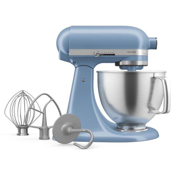 Batteur sur socle KitchenAid® de 5 pintes avec bol en acier inoxydable brossé. KSM192XDVB