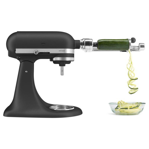 Kitchenaid® Batteur sur socle à tête inclinable Artisan® avec ensemble d'accessoires de qualité supérieure KSM195PSBK