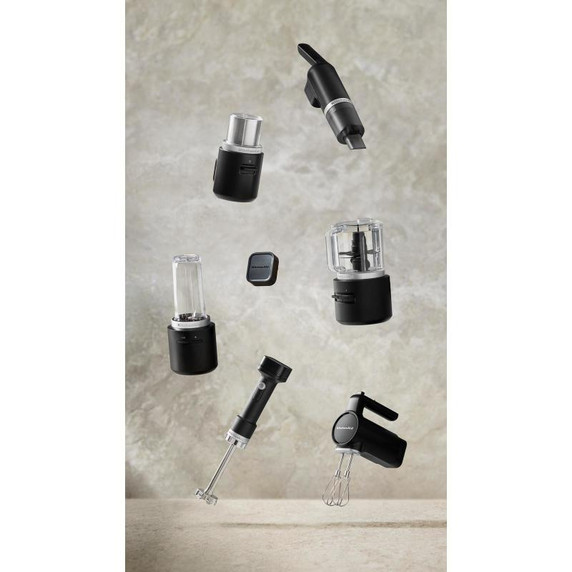 Mélangeur à main sans fil KitchenAid Go™ - pile vendue séparément KHBRV00BM