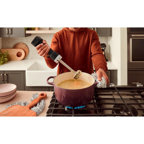 Mélangeur à main sans fil KitchenAid Go™ - pile vendue séparément KHBRV00BM