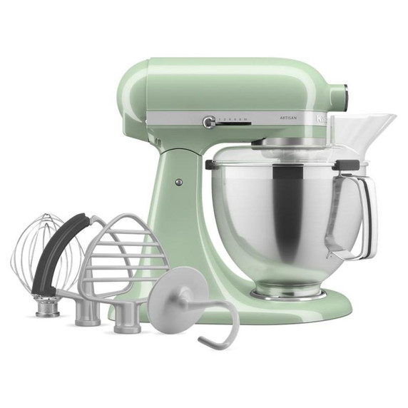 Kitchenaid® Batteur sur socle à tête inclinable Artisan® avec ensemble d'accessoires de qualité supérieure KSM195PSPT