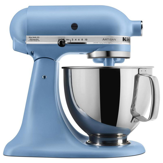 Batteur sur socle à tête inclinable Artisan® KitchenAid® de 5 pintes KSM150PSVB