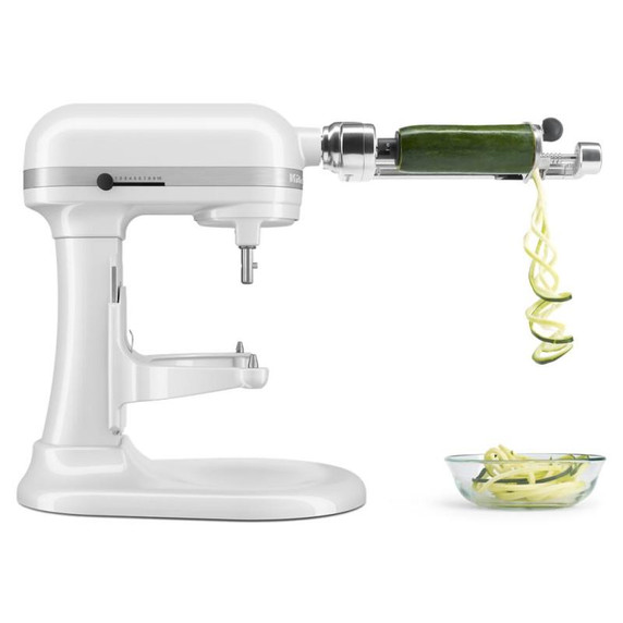 Batteur sur socle à bol relevable, 5,5 pintes, KitchenAid® KSM55SXXXWH