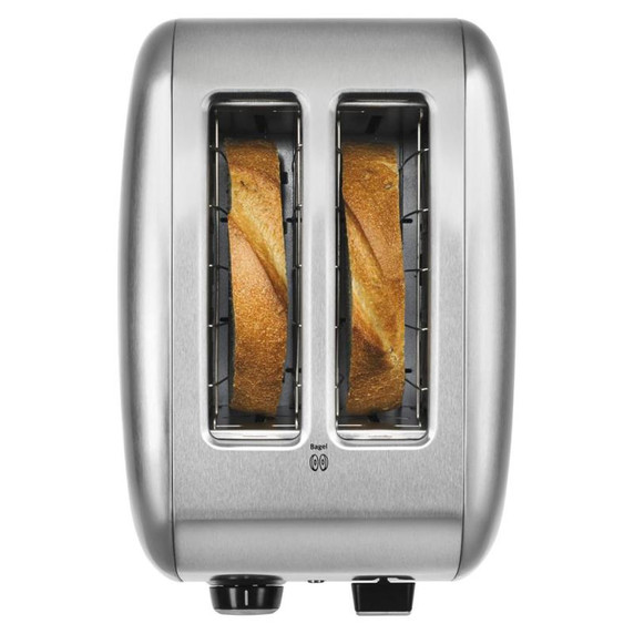 Kitchenaid® Grille-pain à 2 tranches avec levier manuel KMT2115SX