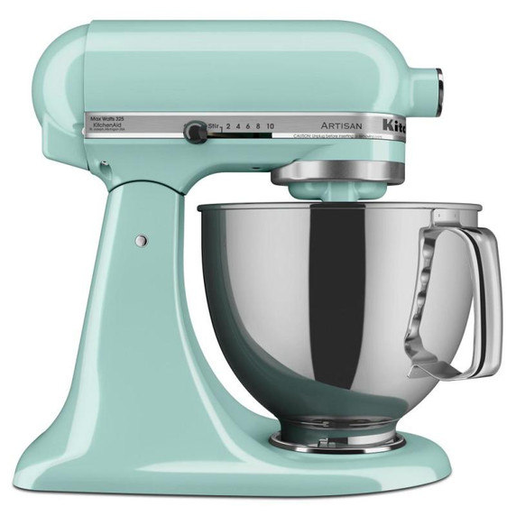 Batteur sur socle à tête inclinable KitchenAid de 4.7 L (5 pintes) de la série Artisan KSM150PSIC