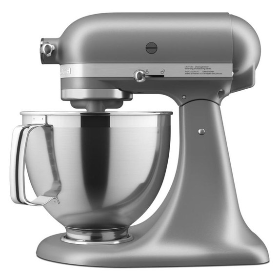 Kitchenaid® Batteur sur socle à tête inclinable Artisan® avec ensemble d'accessoires de qualité supérieure KSM195PSCU