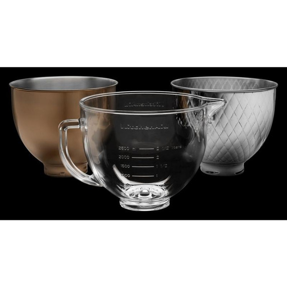 Kitchenaid® BOL POUR BATTEUR SUR SOCLE EN ACIER INOXYDABLE DE 5 PINTES KSM5SSBRC