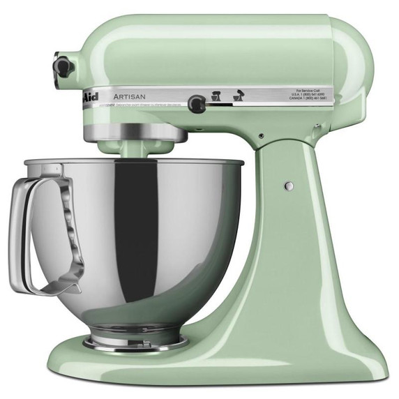 Batteur sur socle à tête inclinable KitchenAid de 4.7 L (5 pintes) de la série Artisan KSM150PSPT
