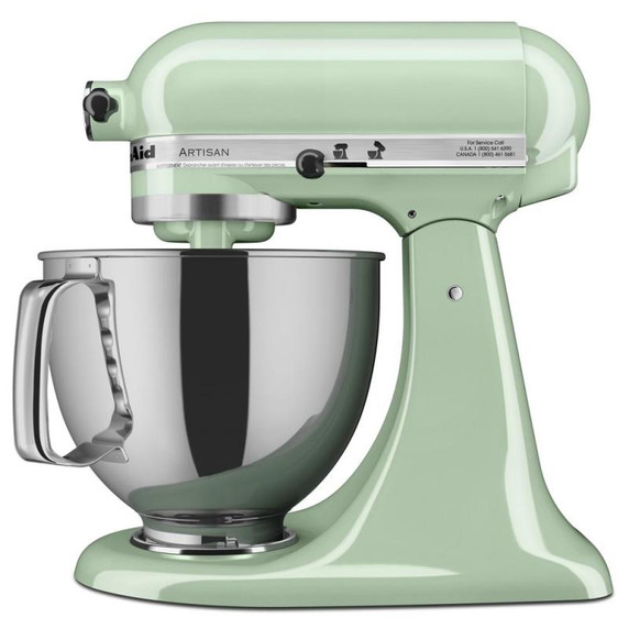 Batteur sur socle à tête inclinable KitchenAid de 4.7 L (5 pintes) de la série Artisan KSM150PSPT