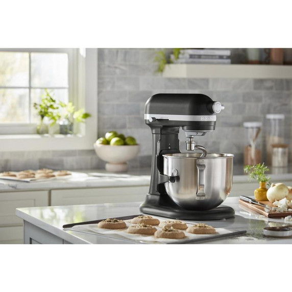 Kitchenaid® Batteur sur socle à bol relevable de 7 pintes avec points de contact de qualité supérieure repensés KSM70SNDXBM