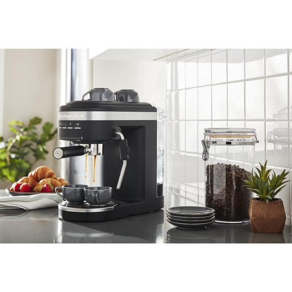 Kitchenaid® Machine à espresso semi-automatique KES6403BM