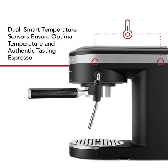 Kitchenaid® Machine à espresso semi-automatique KES6403BM