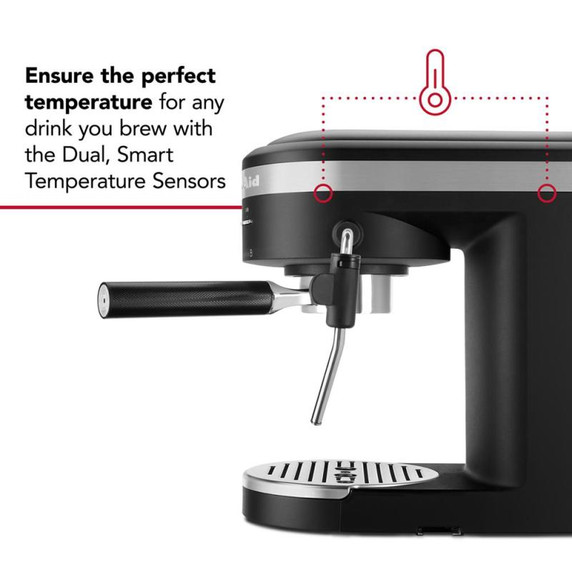 Kitchenaid® Machine à espresso semi-automatique KES6403BM