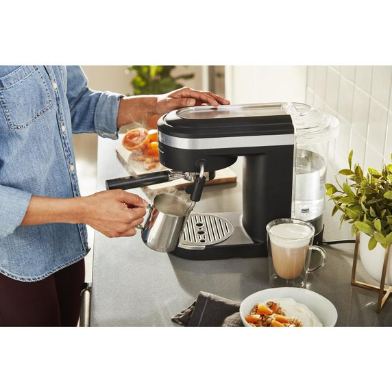 Kitchenaid® Machine à espresso semi-automatique KES6403BM