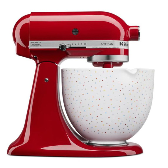 Batteur sur socle à tête inclinable KitchenAid de 4.7 L (5 pintes) de la série Artisan KSM150PSER