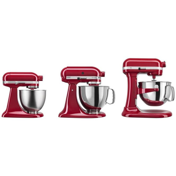 Batteur sur socle à tête inclinable KitchenAid de 4.7 L (5 pintes) de la série Artisan KSM150PSER