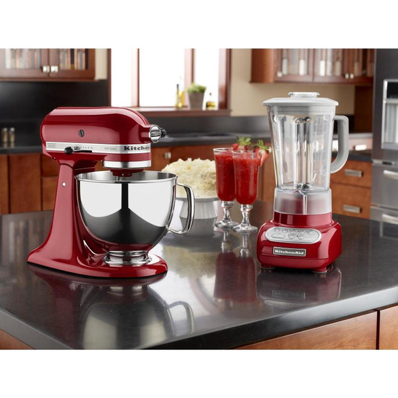 Batteur sur socle à tête inclinable KitchenAid de 4.7 L (5 pintes) de la série Artisan KSM150PSER
