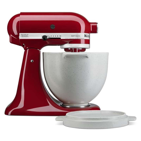 Batteur sur socle à tête inclinable KitchenAid de 4.7 L (5 pintes) de la série Artisan KSM150PSER