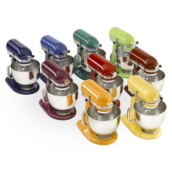Batteur sur socle à tête inclinable KitchenAid de 4.7 L (5 pintes) de la série Artisan KSM150PSER