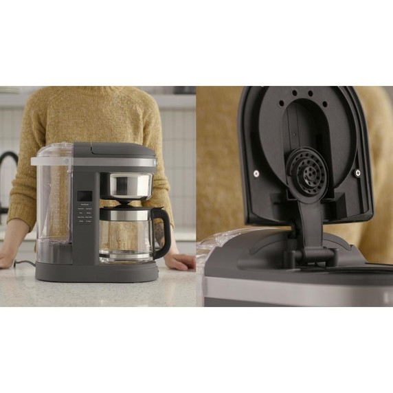 Kitchenaid® Cafetière avec douchette en spirale de 12 tasses KCM1208DG