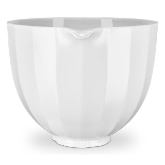 Bol de 5 pintes en céramique pour batteur sur socle KitchenAid® KSM2CB5PWS