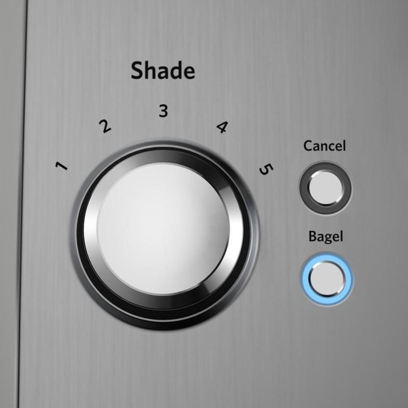 Grille-pain à 4 fentes KitchenAid® avec levier de remontée très haute manuelle KMT4115CU