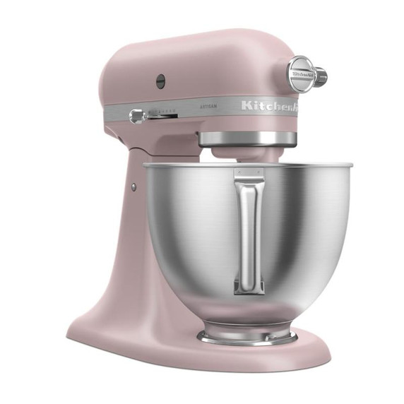 Batteur sur socle KitchenAid® de 5 pintes avec bol en acier inoxydable brossé. KSM192XDDR