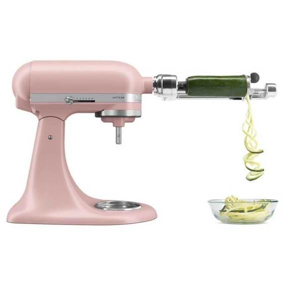 Batteur sur socle KitchenAid® de 5 pintes avec bol en acier inoxydable brossé. KSM192XDDR