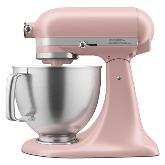 Batteur sur socle KitchenAid® de 5 pintes avec bol en acier inoxydable brossé. KSM192XDDR