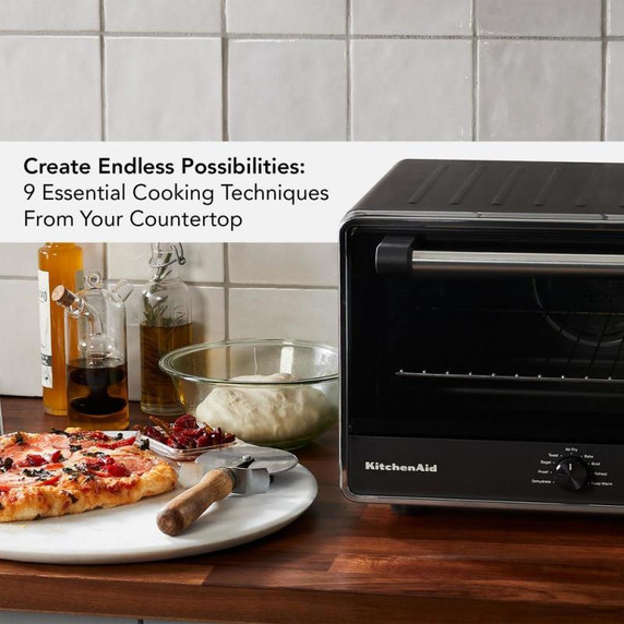 Kitchenaid® Four de comptoir numérique avec friture à air KCO124BM