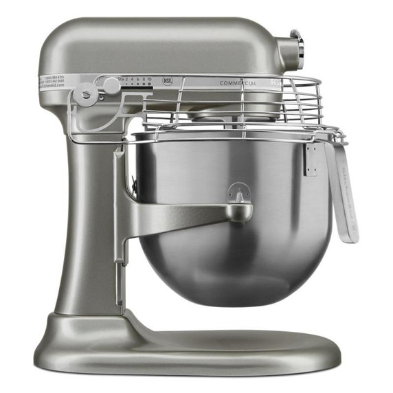 Kitchenaid® NSF Certified® Commercial Series 8 Quart Bowl-Lift Stand Mixer with Stainless Steel Bowl Guard KSMC895CU