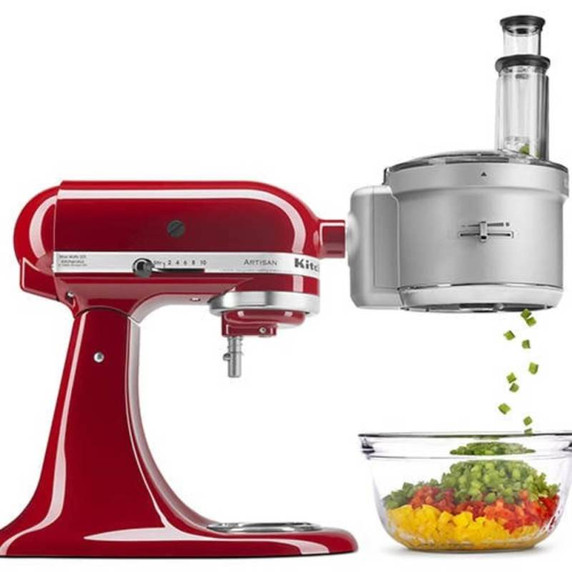 Kitchenaid® Extension robot culinaire avec ensemble de tranchage en dés de style commercial. KSM2FPA